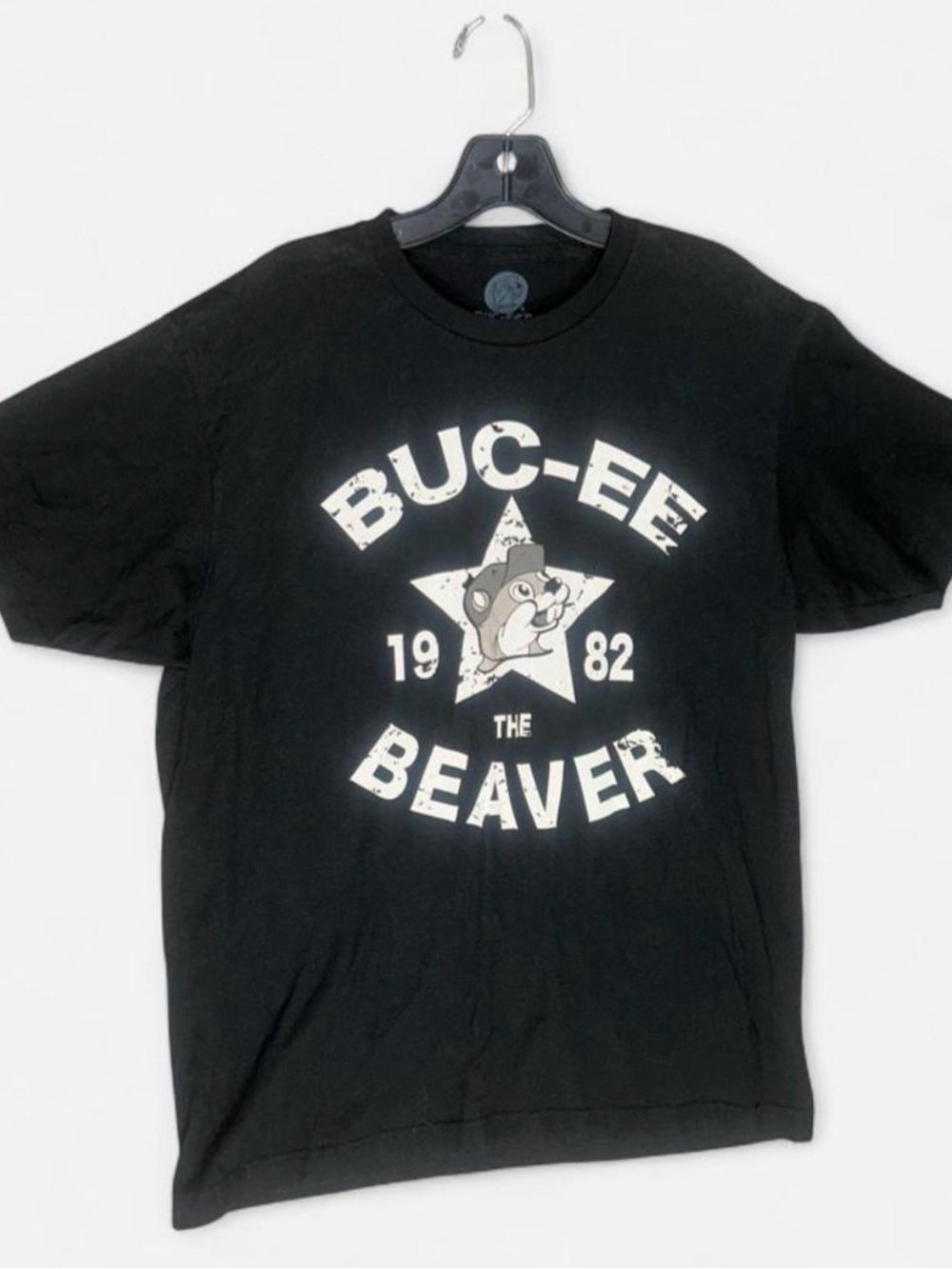 Buc-ee The Beaver Black Graphic Short Sleeve Tee